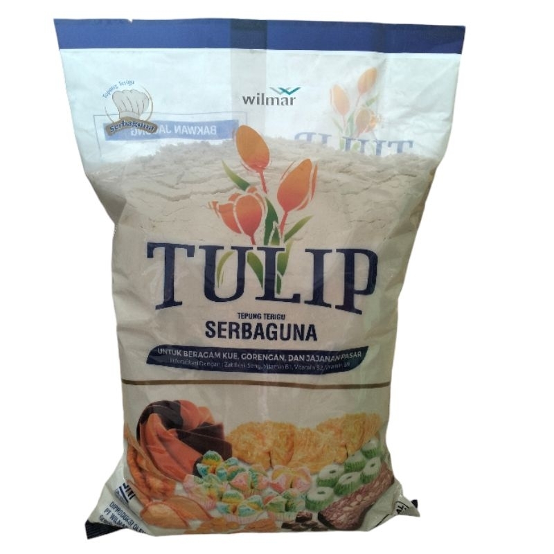 

Tulip tepung terigu serba guna 1kg wilmar