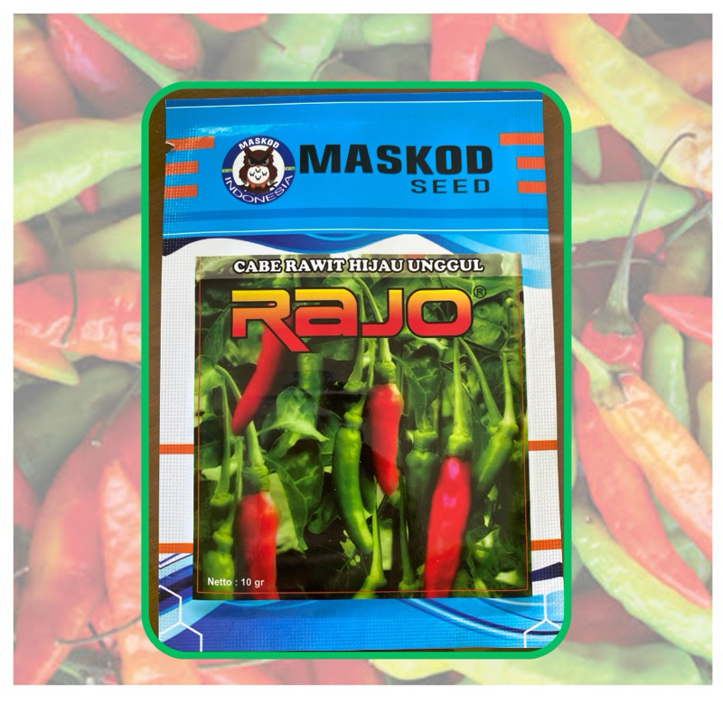 Benih cabai rawit RAJO 10 gram - Cap Maskod Seed