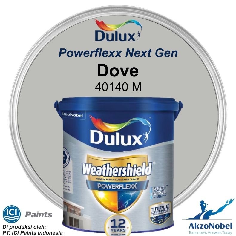 CAT DULUX WEATHERSHIELD POWERFLEXX 2.5 LT - DOVE 40140M