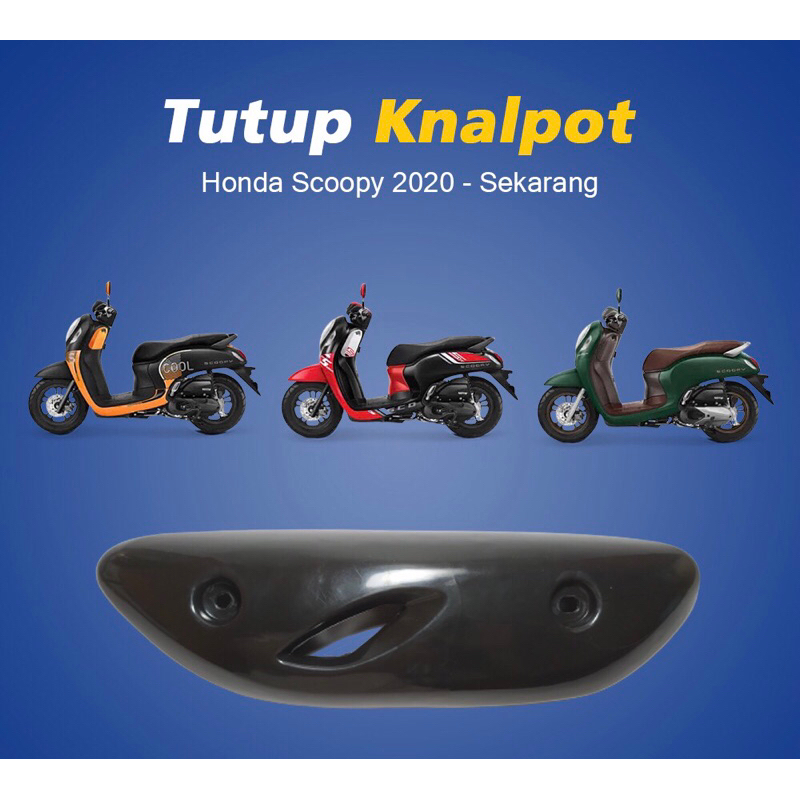COVER PELINDUNG TAMENG TUTUP KNALPOT SCOOPY 2020-2023