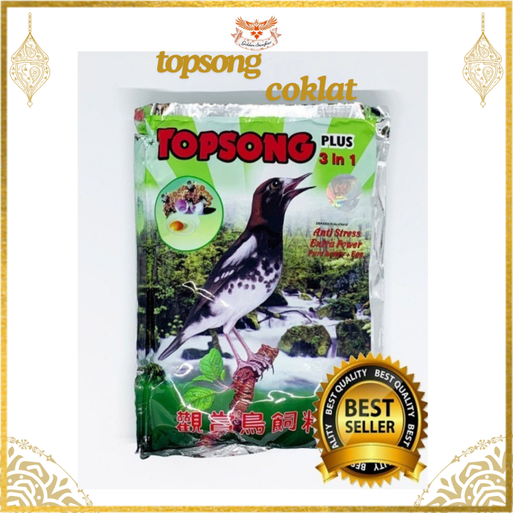 Pakan Burung Topsong Coklat Pur Burung Topsong