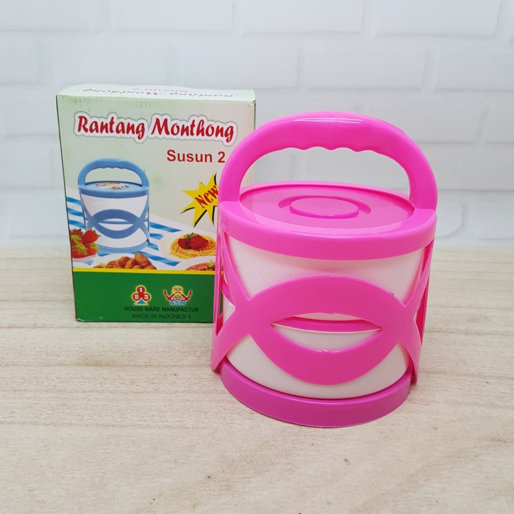 Rantang Monthong plastik susun  - Rantang Piknik