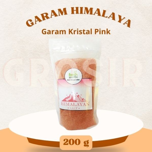 

Bumbu Dapur / Bumbu Masak / Garam Kristal Pink / Himalayan Pink Salt 200 Gr / Halal