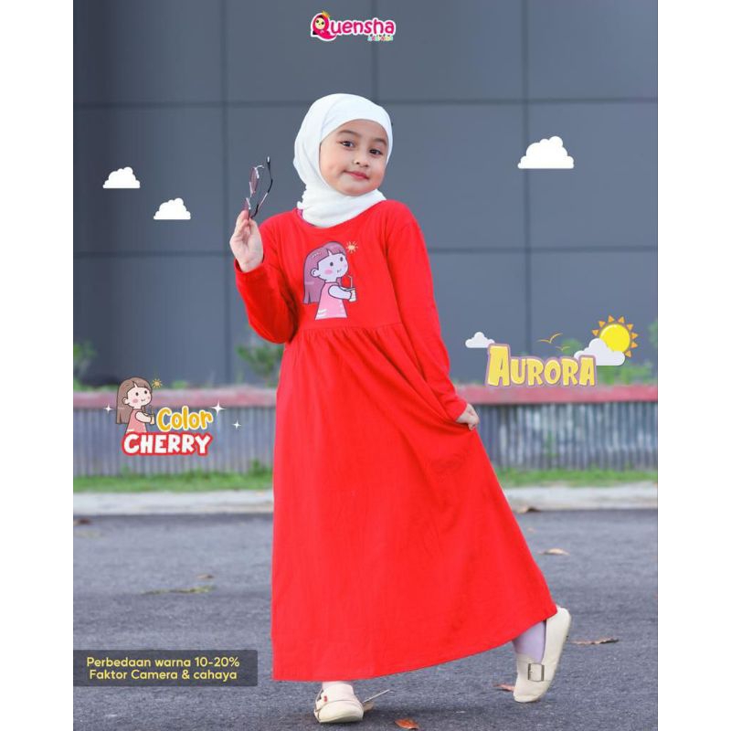 GAMIS ANAK AURORA DRESS QUEENSHA
