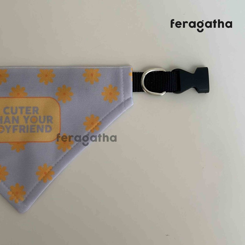 Grosir Feragatha Dog Bib Slabber Aksesoris / Handuk Air Liur Untuk Anjing Dan Kucing