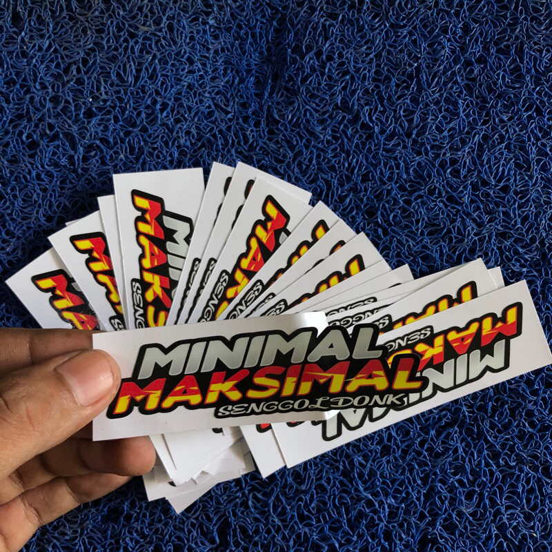 

sticker viral minimal maksimal 002