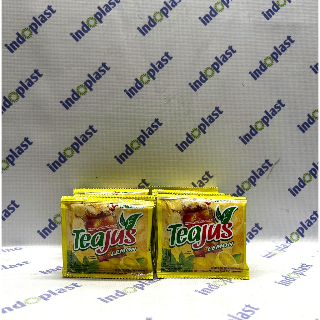 

Minuman Serbuk Teh instan TEA JUS Rasa LEMON Sachet Teajus 8gr x 10pcs