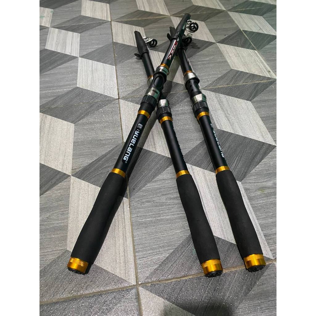 Yeulang Joran Pancing Laut  Kuat Import Antena Telescopic