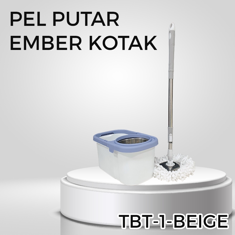 Alat Pel Spin Mop Pembersih Lantai Praktis Otomatis Ultra Mop Simple Alat Pel Serbaguna - Homesky88