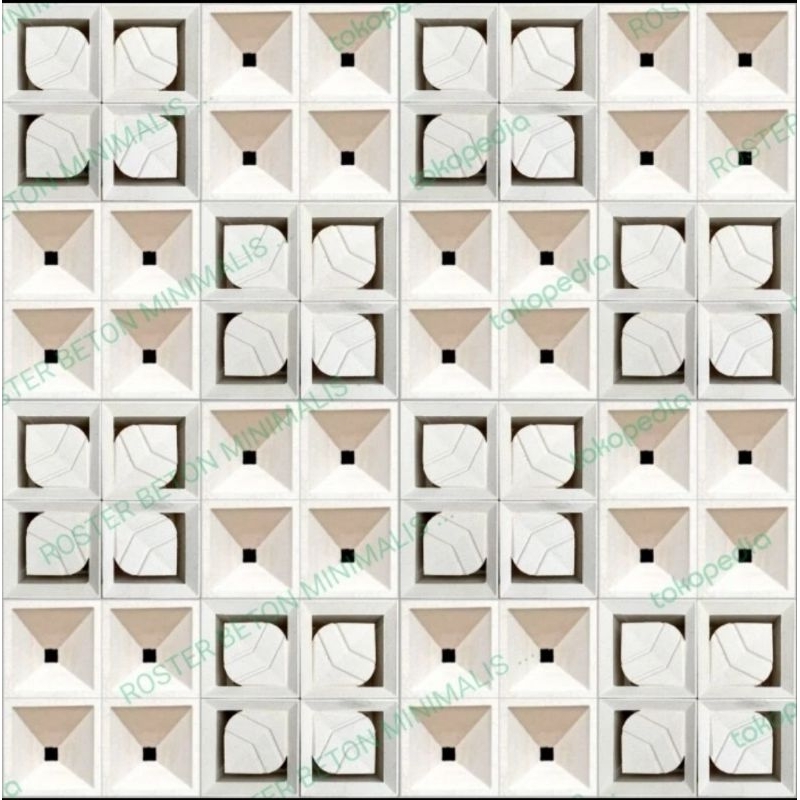 roster beton minimalis, loster lubang angin, beton, roster, loster, ventilasi, jalusi, anti tampias.