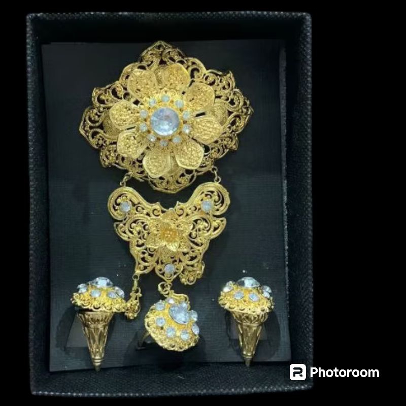 set bros alpaka bali/set bros kebaya bali/pin kebaya/set bros tanggung