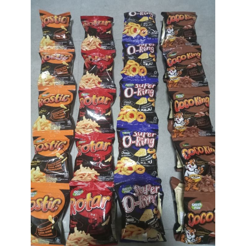 

Aneka Rasa Snack 14gram 1renceng Isi 10