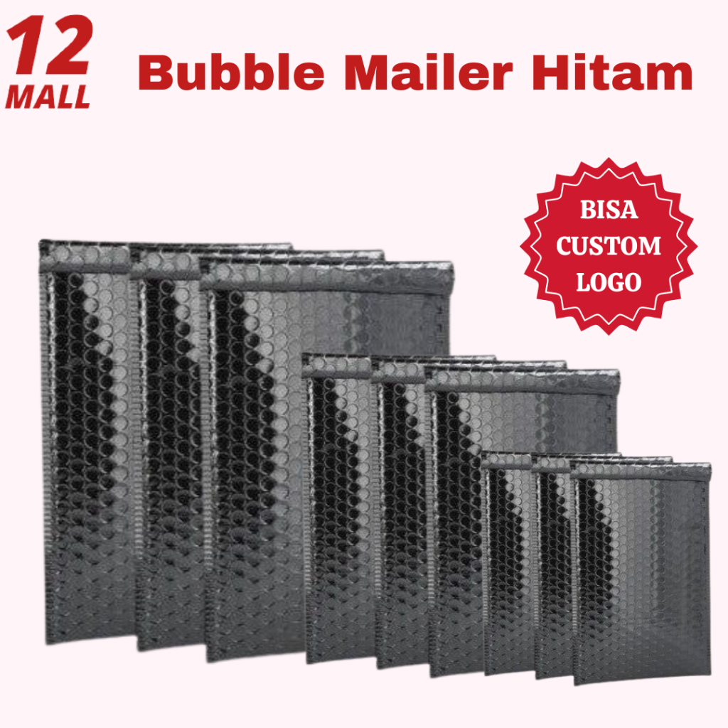 

AMPLOP BUBBLE WRAP HITAM TERMURAH (Harga Per pcs)