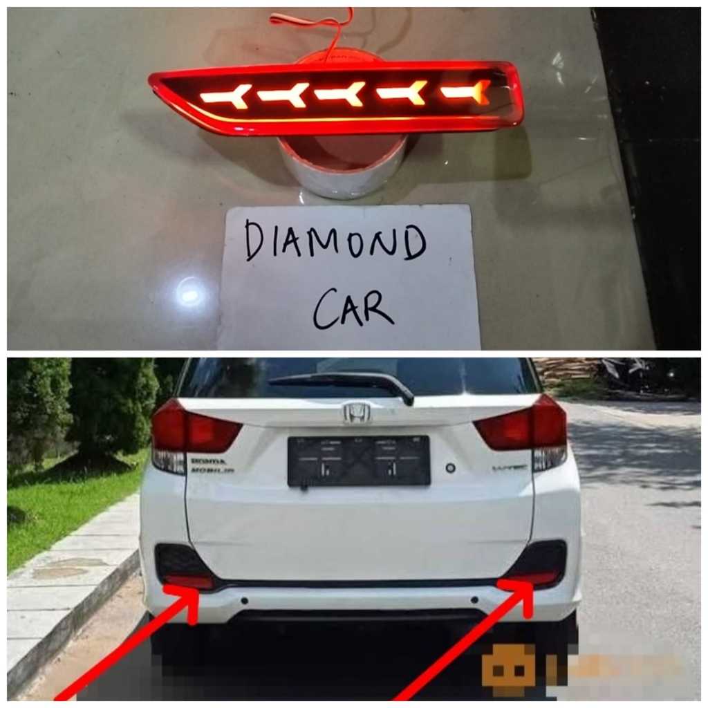 Lampu LED Reflektor bumper belakang HONDA MOBILIO 2015 - 2018 BRV