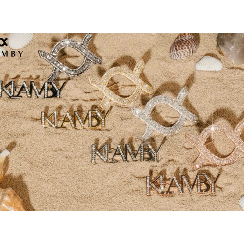 ALPHABET CLARYN BROOCH WEARINGKLAMBY MURAH ORIGINAL BY WEARINGKLAMBY