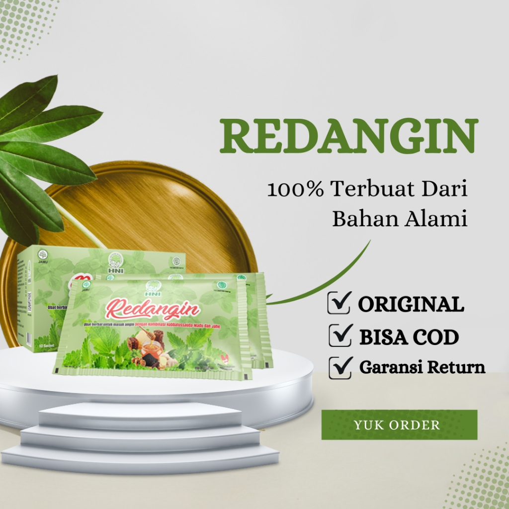 

ORIGINAL Redangin - Herbal Masuk Angin - HNI HPAI KH-azc0 MDR11 ER17