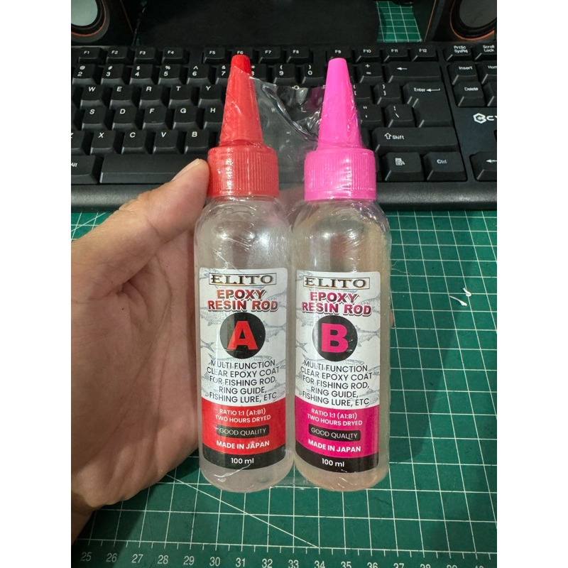 Lem Epoxy Joran / Resin Elito 20ml dan 100ml