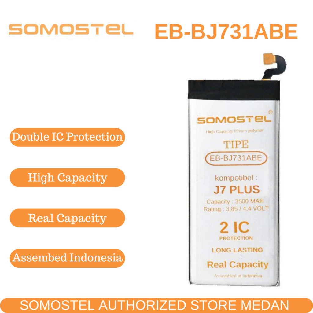 Somostel - Baterai EB BJ731ABE Samsung J7 Plus