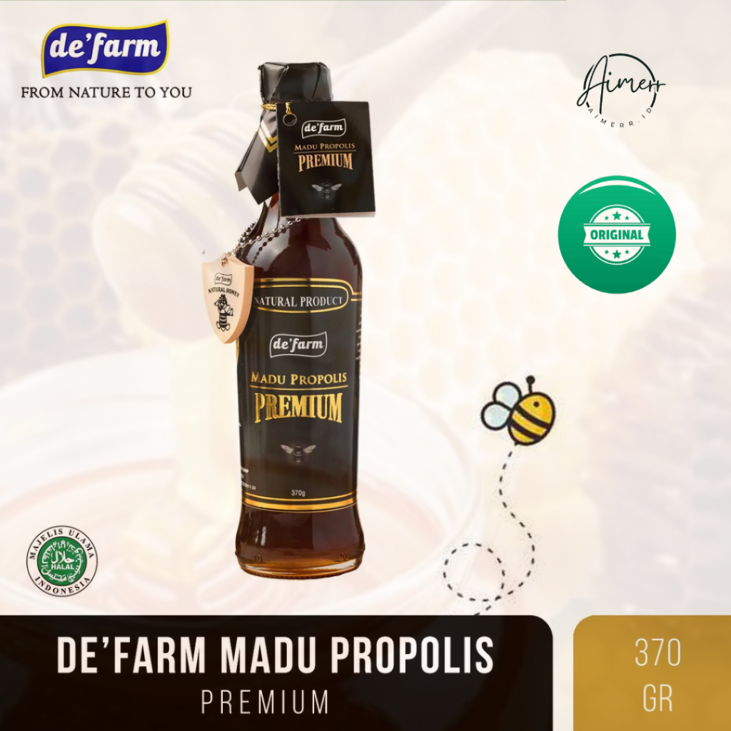 

De'farm Madu Propolis 370gr / Madu murni 100%