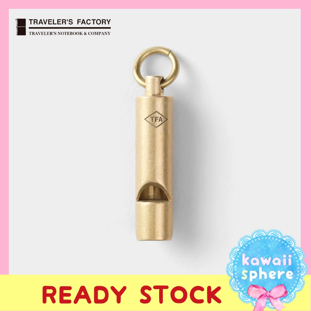 

Traveler's Notebook Brass Whistle | Travelers Factory Charm | Ready Stock