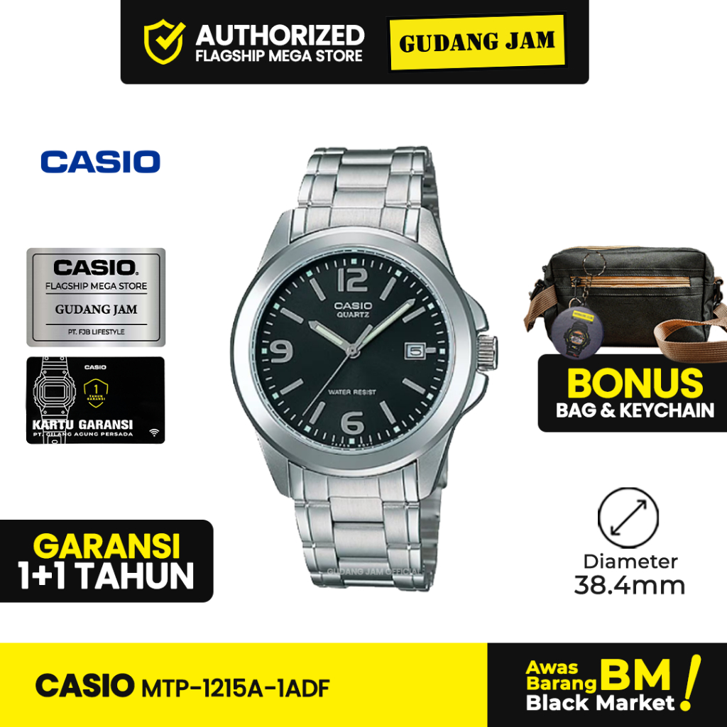 Casio General MTP-1215A-1ADF MTP-1215A MTP-1215 MTP1215A MTP 1215A