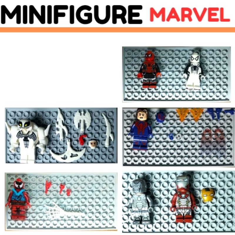minifigure lego marvel,dc second
