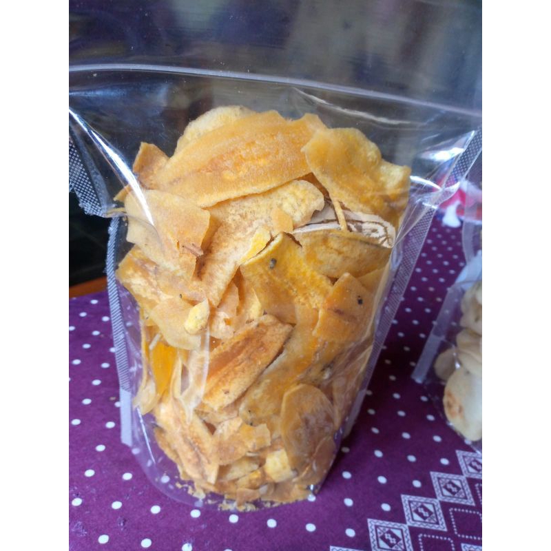 

Cemilan keripik pisang 1/4gr.