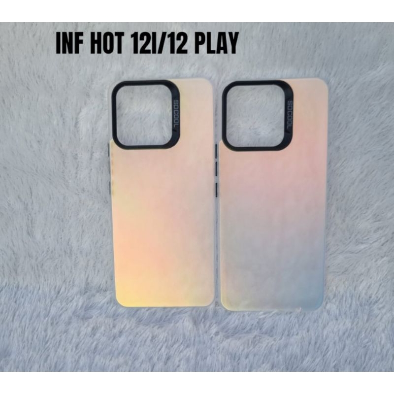 SoftCase/HardCase GLOSSY IMD HP INFINIX HOT 12I/HOT 12 PLAY Casing IMD GLOSSY SO SCOOL PLATE HOLOGRA