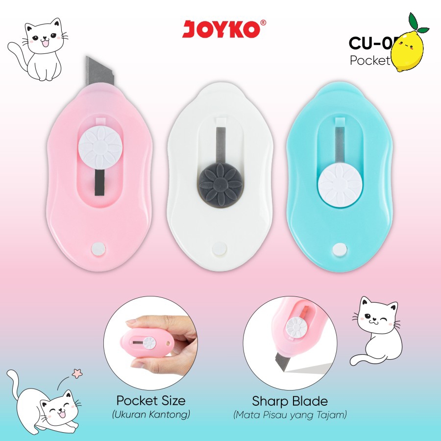 

Cutter Mini / Pemotong Kertas Joyko CU-0519