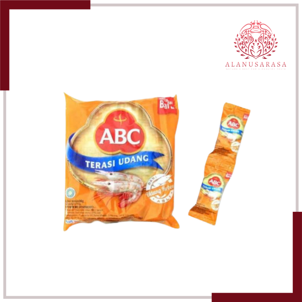

Terasi ABC – Penyedap Masakan Tradisional Berkualitas 1 Pack isi 20 pcs | Alanusarasa