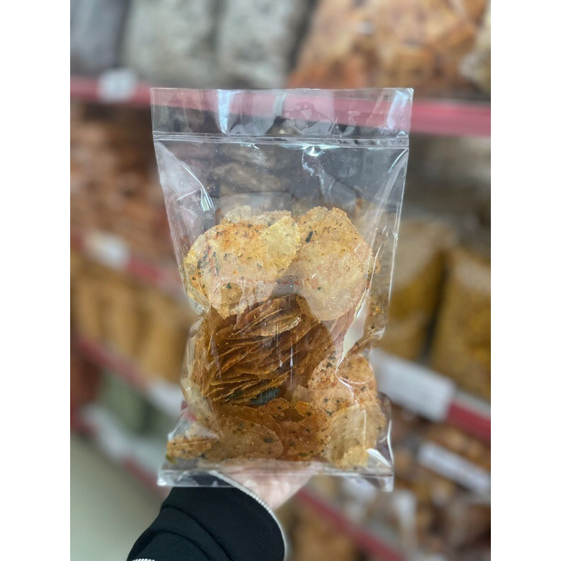 

(100GRAM)KERIPIK KACA PEDAS DAUN JERUK