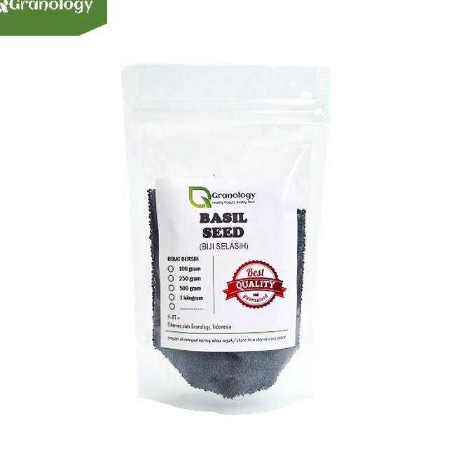 

LARISSS ABIEZZZ Biji Selasih Basil Seed 1 gram by Granology
