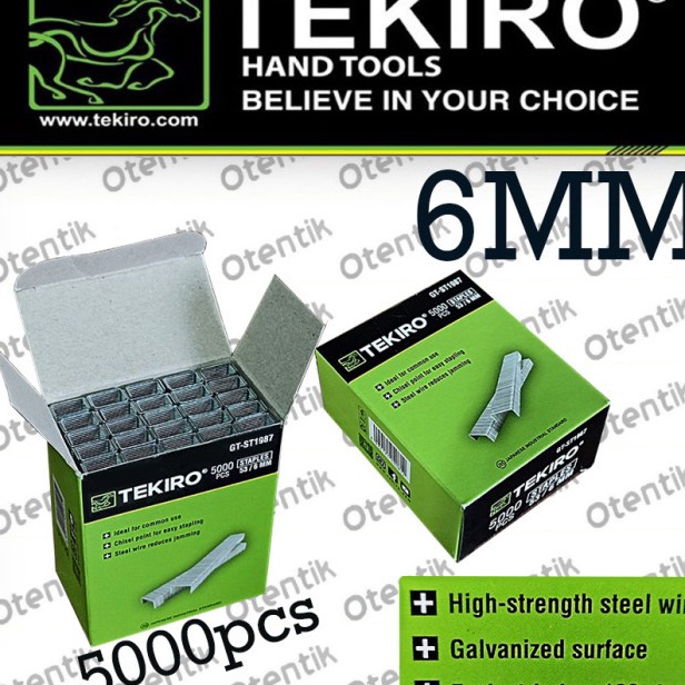 

TEKIRO ISI STEPLES TEMBAK 6MM ISI 5PCS REFILL ISI STAPLER 6 MM ISI STAPLE ORIGINAL