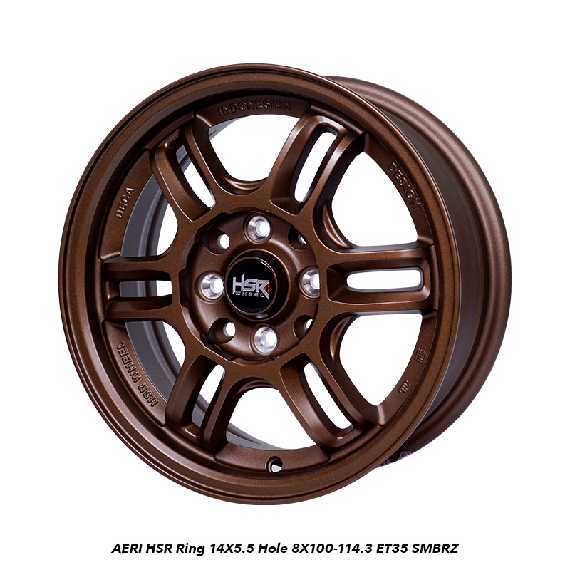 velg mobil  hsr AERI ring 14 cocok buat jazz,agya,sigra