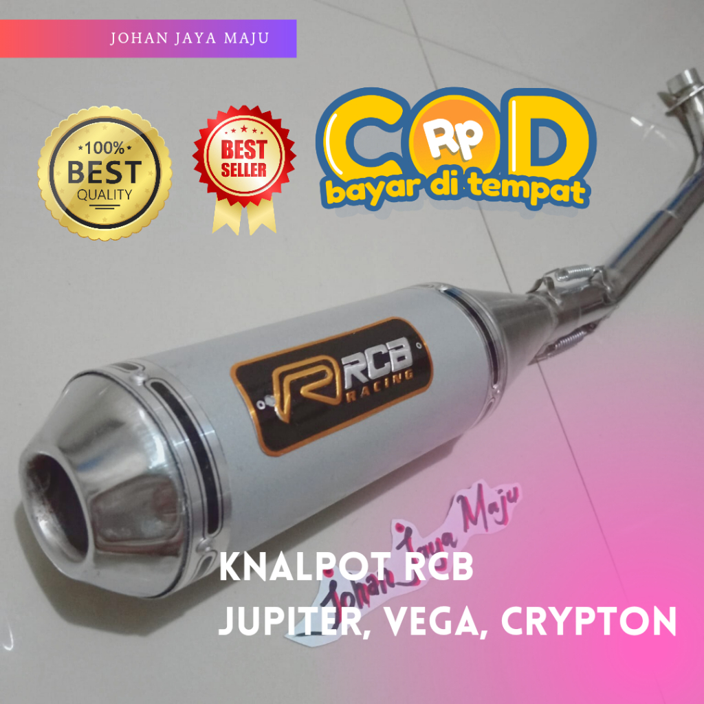 Knalpot racing RCB Jupiter Burhan, Jupiter robot, Jupiter lama, Vega Z, Vega R, Vega ZR, Crypton