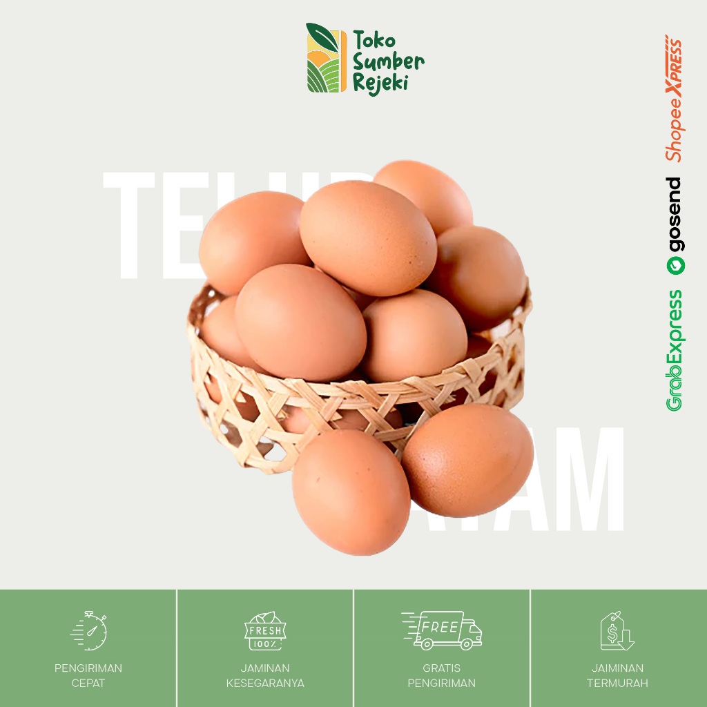 

Telur ayam Negri - Toko Sumber Rejeki Yogyakarta