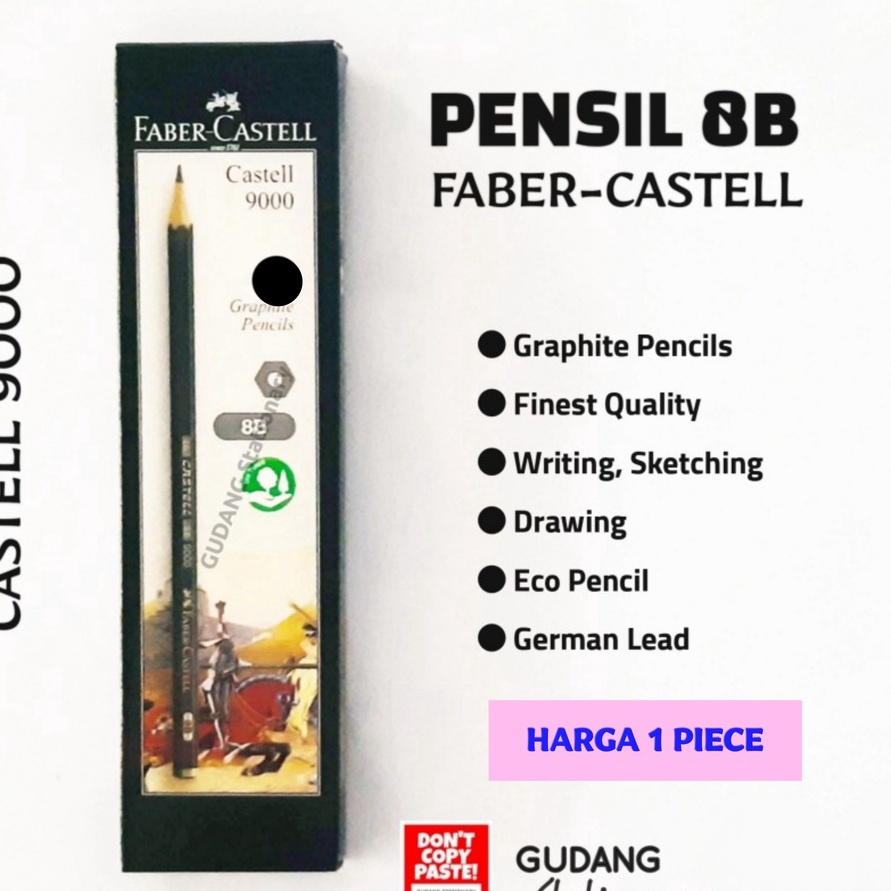 

Pensil 8B FABERCASTELL 1 pcs