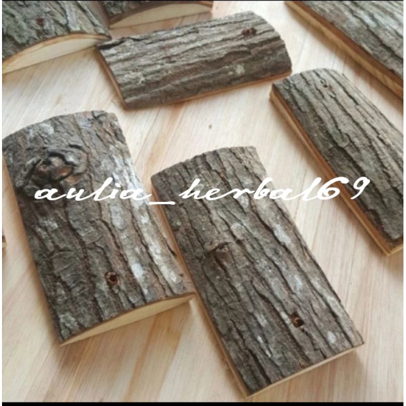 Papan kayu mahoni media tanam anggrek ukuran 20x10cm