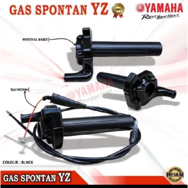 Gas spontan Yamaha YZ original selongsong gas Yamaha YZ