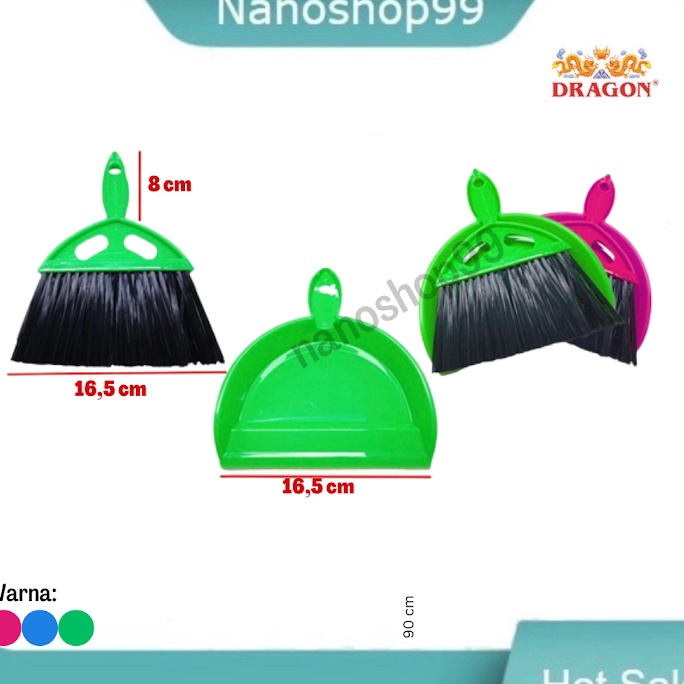 Sapu Milano Sapu Mini Mobil Set Pengki Sapu Meja Lantai  Nanoshop99