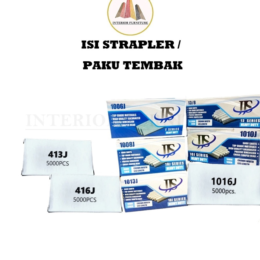 

Refil Stapler Staples Tacker Refill Isi Paku Tembak 413j 416j 18j 113j 138 11j 116j