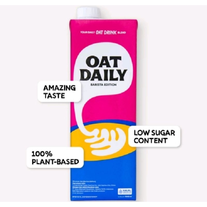 

Oat Daily Barista Edition 1 Liter/Oat Milk