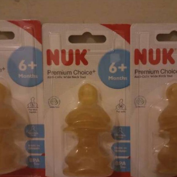 BORONG SEBELUM KEHABISAN Nuk nipple dot wide neck latex silicon