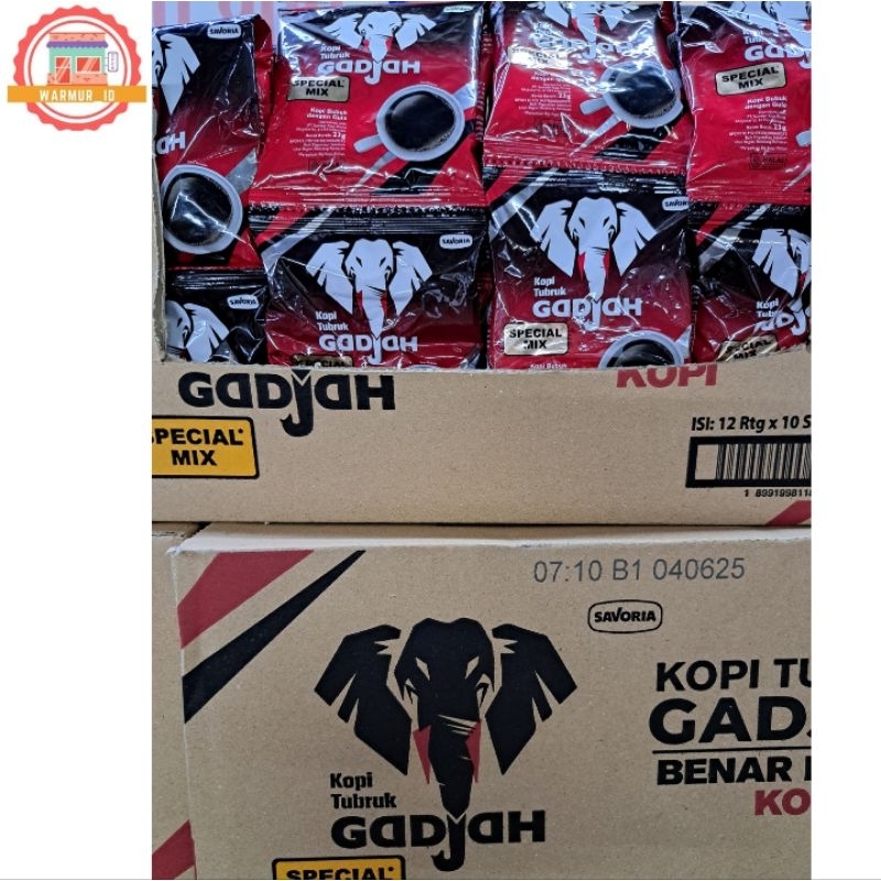 

Kopi Tubruk Gadjah Special Mix (23g/120 pcs/1 karton)