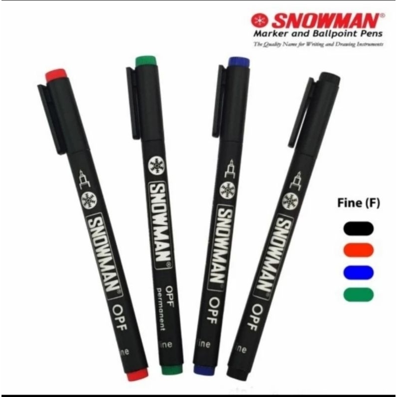 

Spidol Drawing Pen Snowman Permanen OHP