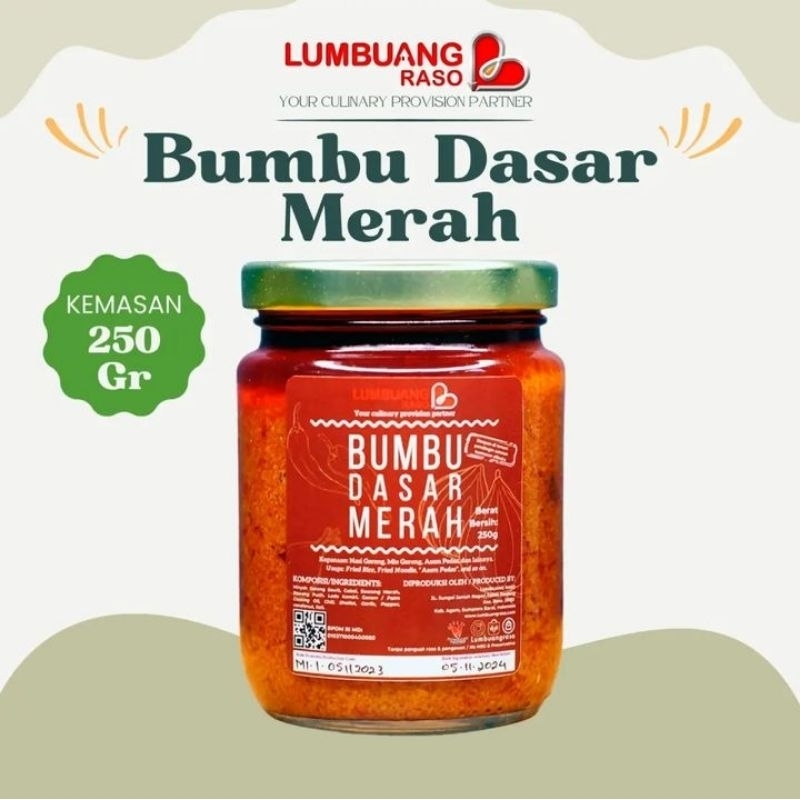 

Bumbu Dasar Merah/Bumbu Masak Instan/Bumbu Dasar Masak 250 gr dan 120 gr