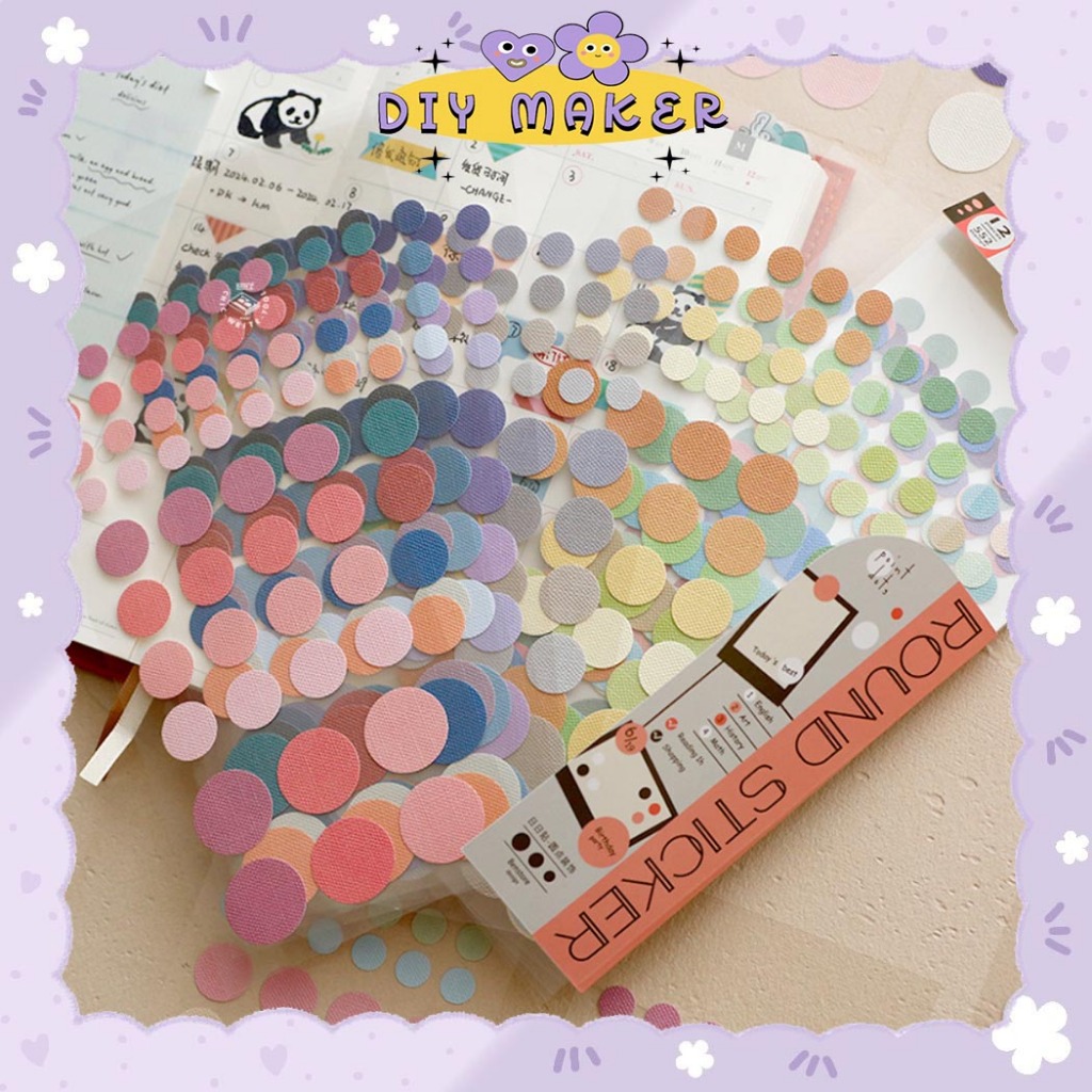 

DM Stiker Alphabet Stiker Dot / Label Nama / Bookmark Stiker Pack Sticker Vintange Stiker Huruf Deco