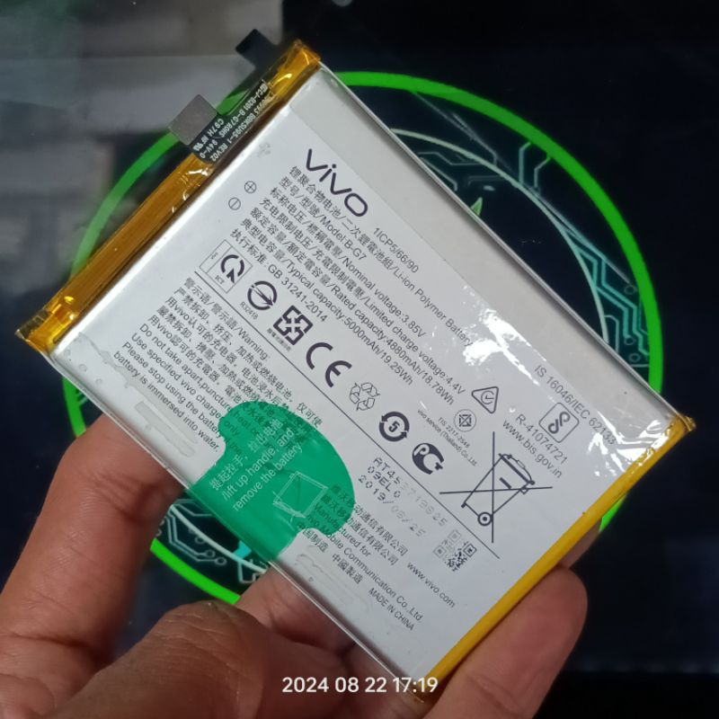 Batre VIVO Y17/Y12/Y15 Original Copotan MantafVivo100%