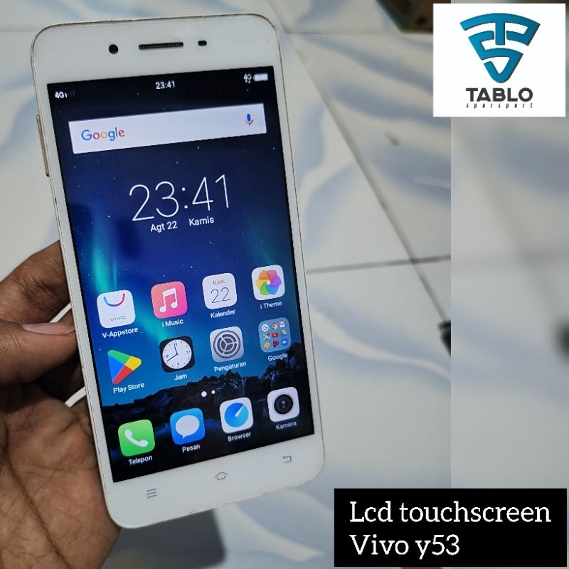 LCD touchscreen frame Vivo Y53 original copotan hp