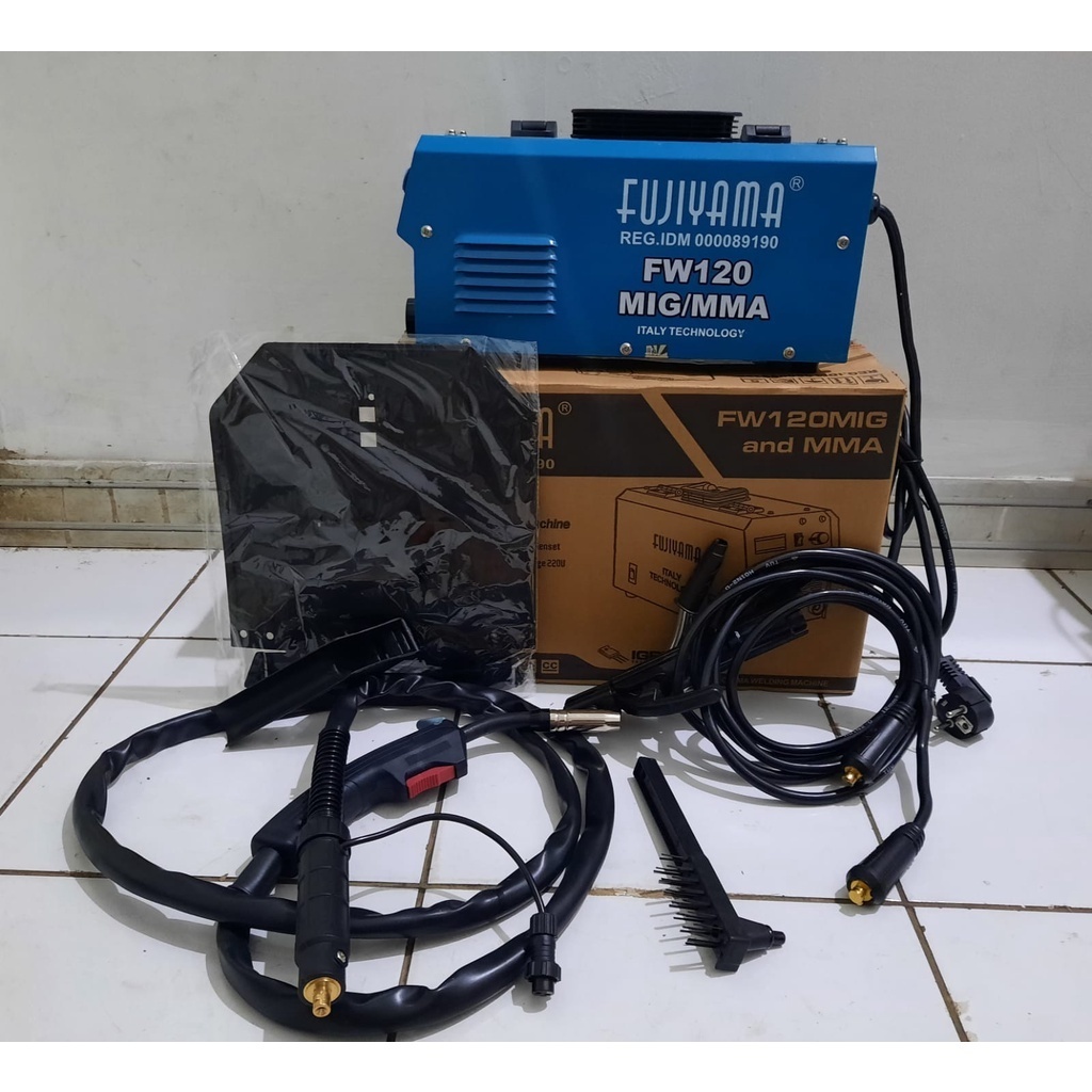 Mesin Las Mig Mma 120 Tanpa Gas Fujiyama Inverter Trafo Las Co2 Mig